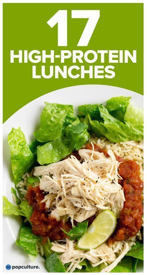 17 High-Protein Lunches To Nix Your Afternoon Hunger Pangs -   19 easy protein diet
 ideas