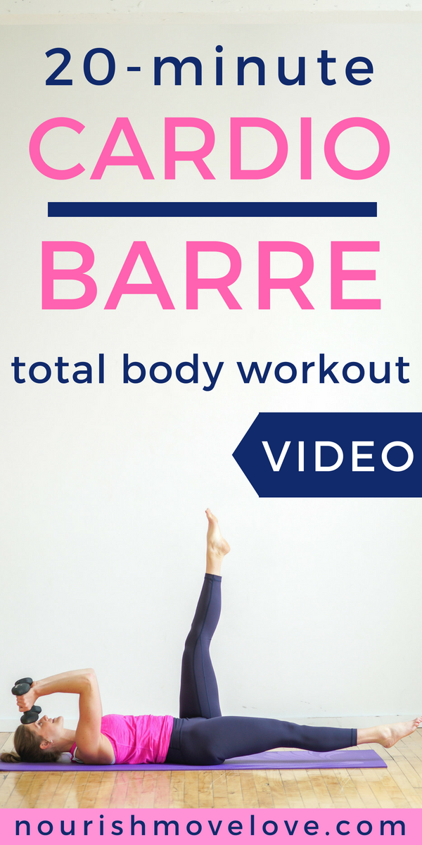 20-Minute Cardio Barre Home Workout -   19 fitness men cardio
 ideas