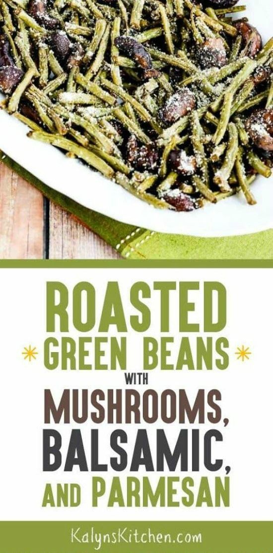 Roasted Green Beans with Mushrooms, Balsamic, and Parmesan (Video) -   19 gaps diet beans
 ideas
