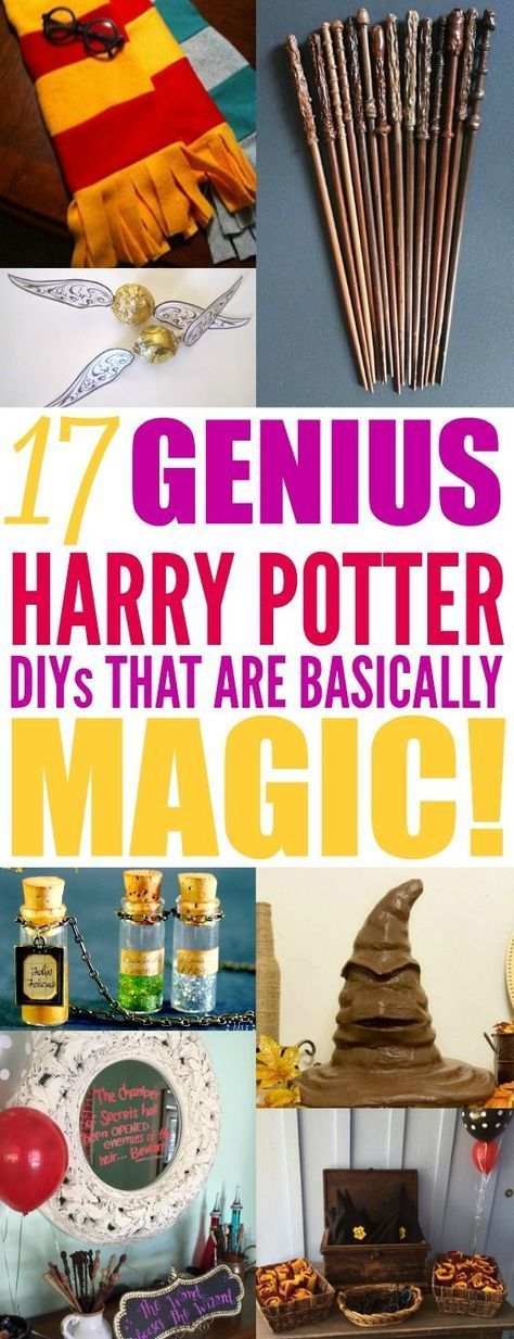 17 Harry Potter DIY Party Ideas That Are Basically Magic -   19 harry potter diy gifts
 ideas