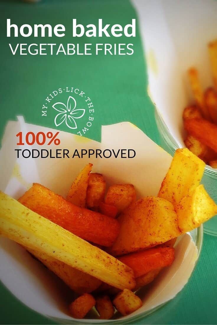 Home baked root vegetable fries - Because kids love fries -   19 vegetable recipes for kids
 ideas