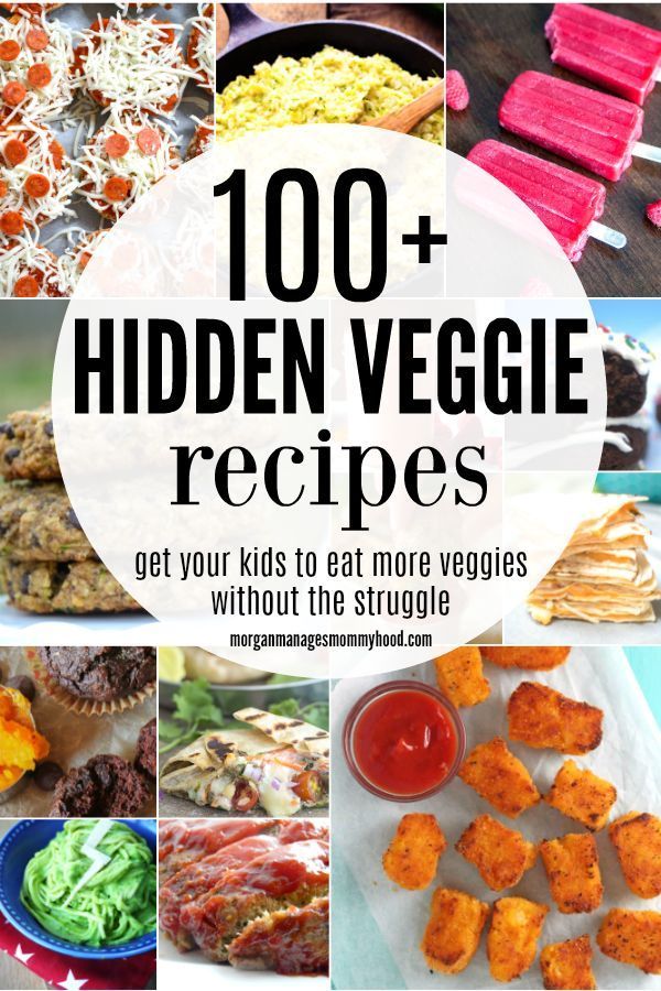 Over 100 Hidden Veggie Recipes Your Kids Will Love - sneaky vegetables -   19 vegetable recipes for kids
 ideas