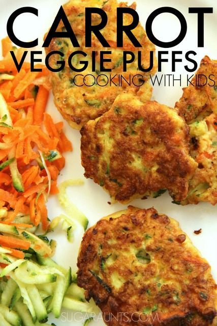 Carrot Veggie Puffs Recipe -   19 vegetable recipes for kids
 ideas