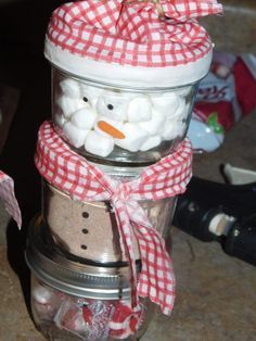 Easy Hot Cocoa Snowman Gift -   20 snowman crafts hot chocolate
 ideas