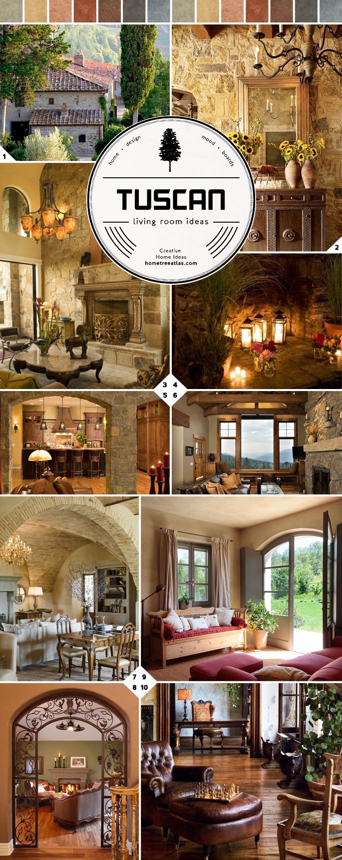 From Italy: Tuscan Living Room Ideas -   21 mediterranean decor italy ideas