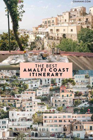 The Best Amalfi Coast Itinerary -   21 mediterranean decor italy ideas