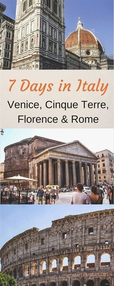 7 Days in Italy: 1 Week Itinerary from Venice to Rome -   21 mediterranean decor italy ideas