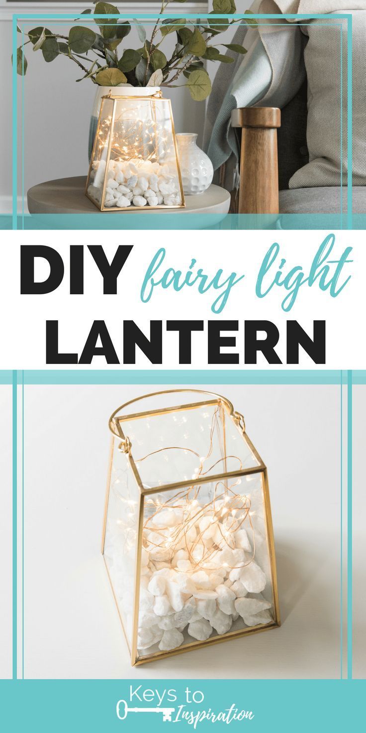 DIY Fairy Light Lantern -   22 cheap crafts for the home
 ideas