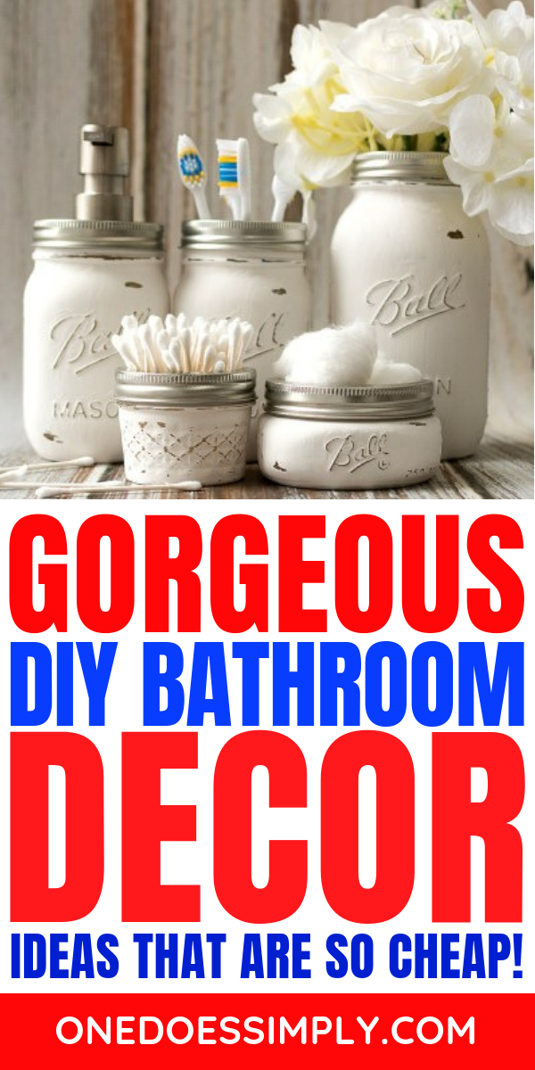 DIY Bathroom Decor Ideas That Are So Awe-Inspiring -   22 cheap crafts for the home
 ideas
