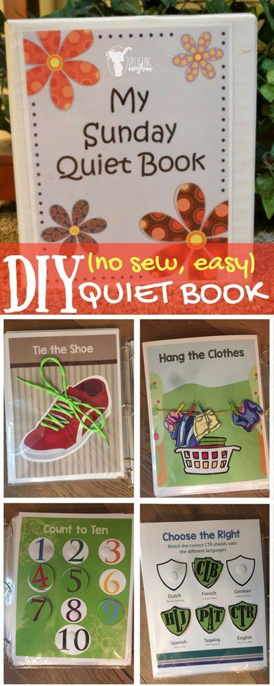 DIY Quiet Book Ideas – Baby Busy Book – Quiet Books For Toddlers -   22 diy bag kids
 ideas
