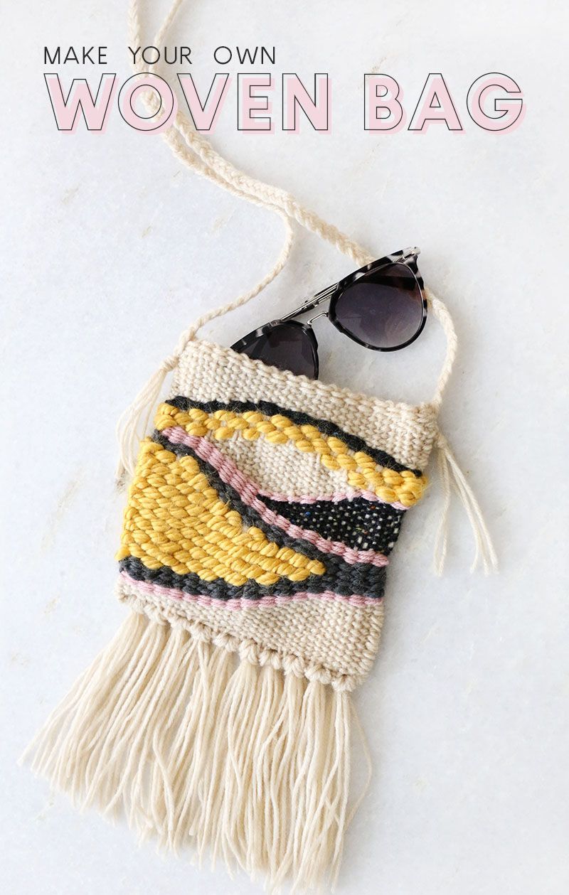 DIY Woven Bag: Multicolor Bag - Consumer Crafts -   22 diy bag kids
 ideas