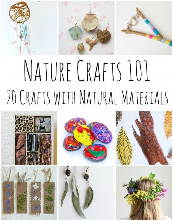 Nature Crafts 101 - 20 Stunning Crafts Using Items Found in Nature -   22 nature crafts
 ideas