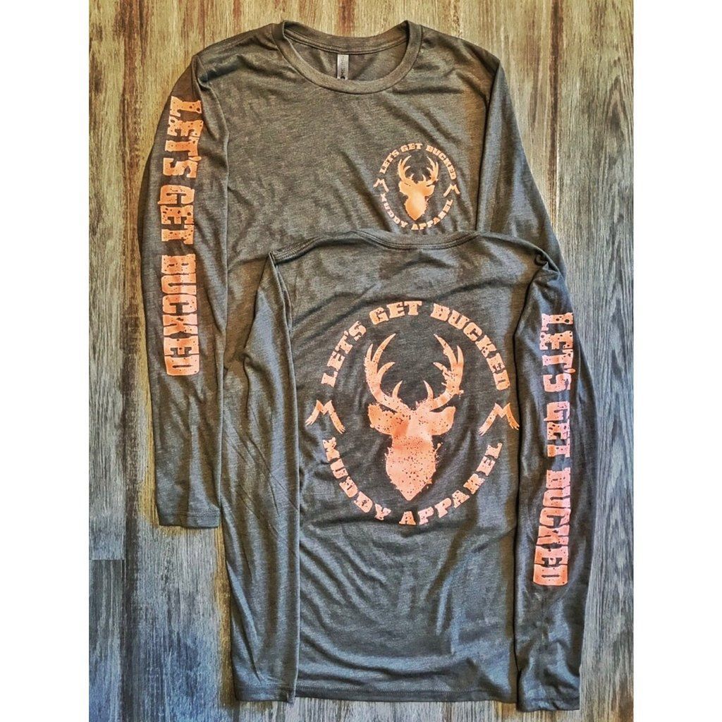 Let's get bucked - venetian grey w/ rose gold premium long sleeve -   23 girl style outfits
 ideas