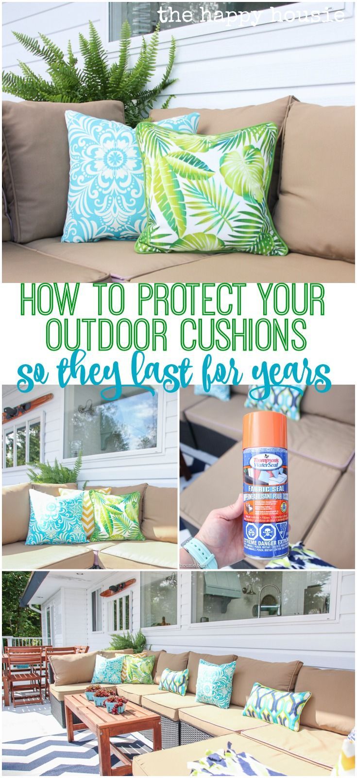 How to Protect Your Outdoor Cushions -   23 patio decor diy
 ideas