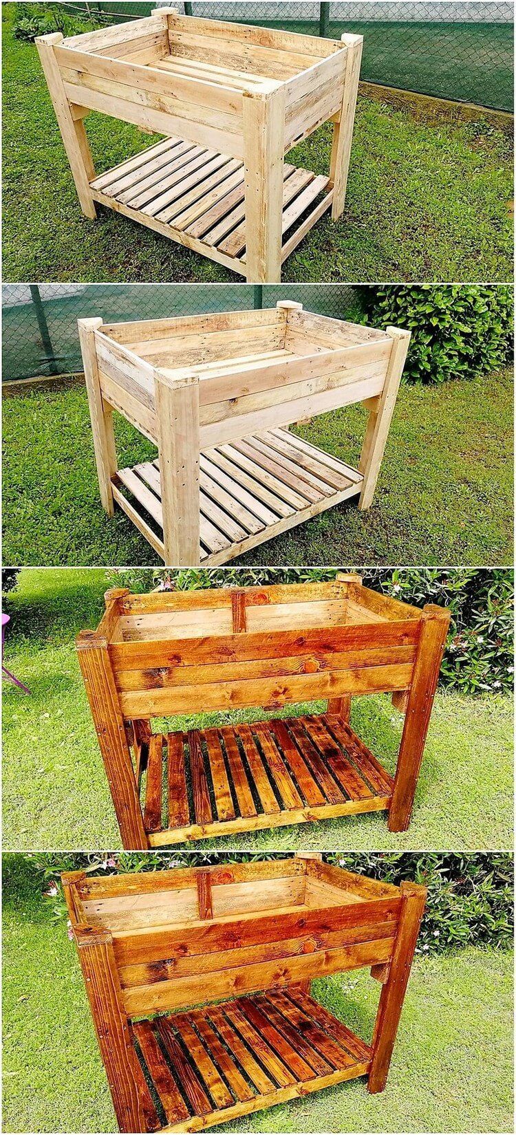 DIY Easy Wood Pallet Crafts to Make and Sell -   23 rustic garden furniture
 ideas