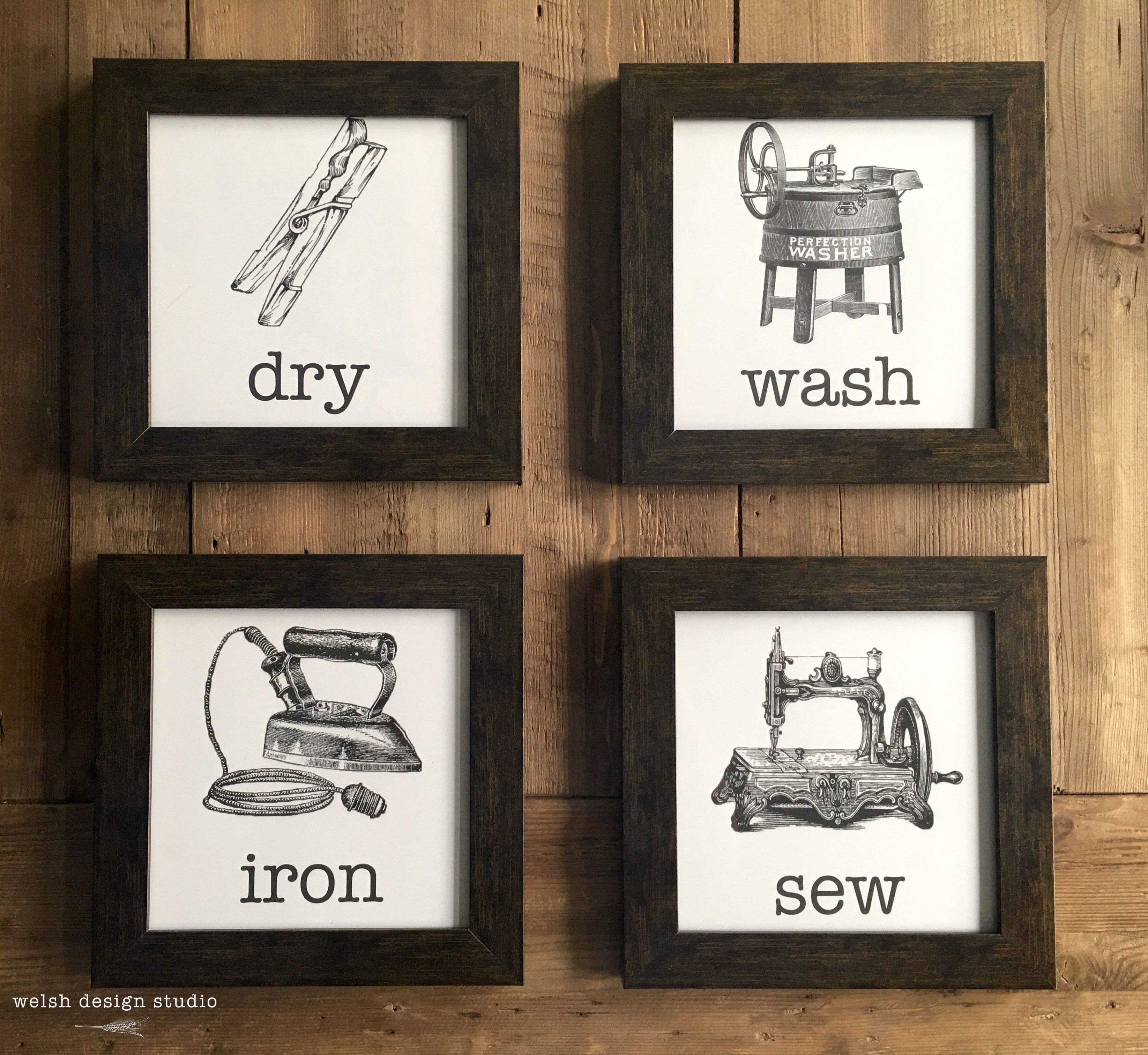 Easy Vintage Laundry Room Artwork & Free Printables -   24 crafts room printables
 ideas