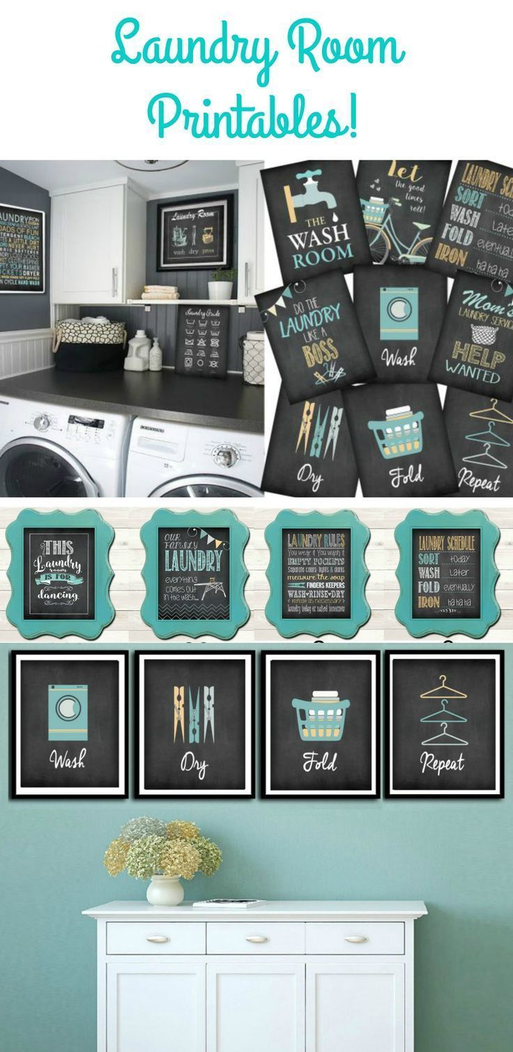 14 Basement Laundry Room ideas for Small Space (Makeovers) -   24 crafts room printables
 ideas