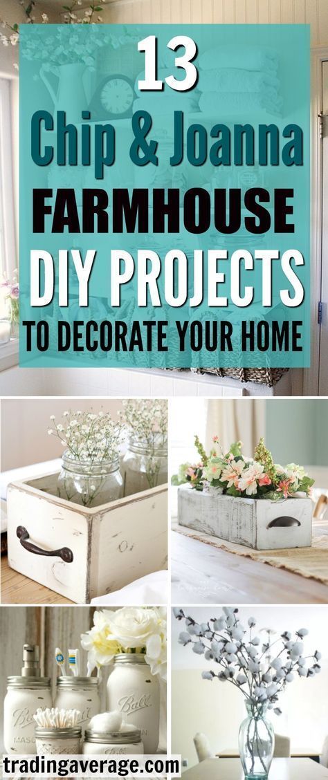 13 DIY Farmhouse D?cor Ideas That You Need To Try -   25 house diy decor ideas