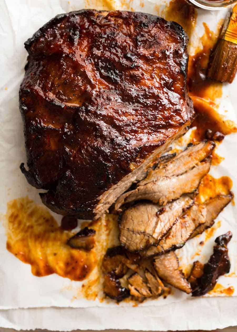 Slow Cooker Beef Brisket with BBQ Sauce -   7 dinner recipes slow cooker
 ideas