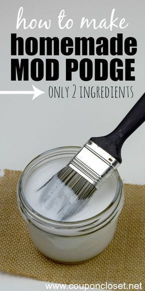 Homemade Mod Podge - How to make mod podge -   10 diy box mod
 ideas