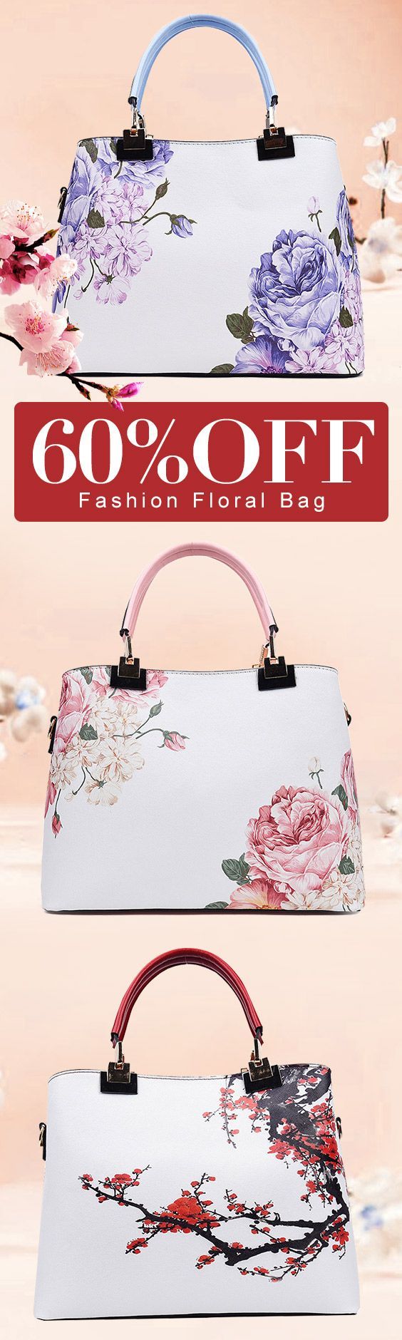 Women Floral PU Leather Capacity Tote Elegant Shoulder Bag Vintage Crossbody Bags#floral -   10 diy box mod
 ideas