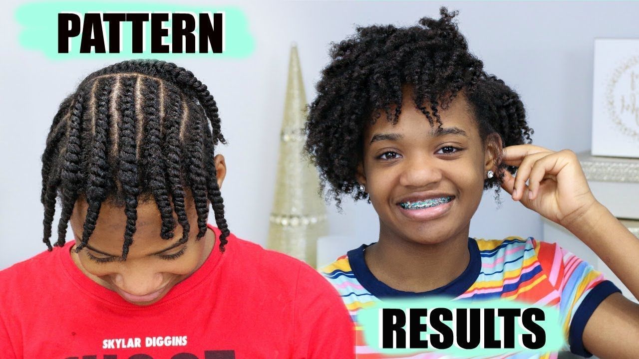 How To: Flat Twist-Out Set Up And Results On Kids Natural Hair [Video] -   11 hairstyles For Kids watches
 ideas
