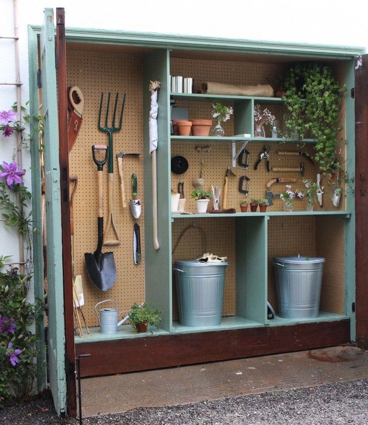 Steal This Look: My Mini Garden Shed in a Garage -   11 tiny garden shed
 ideas