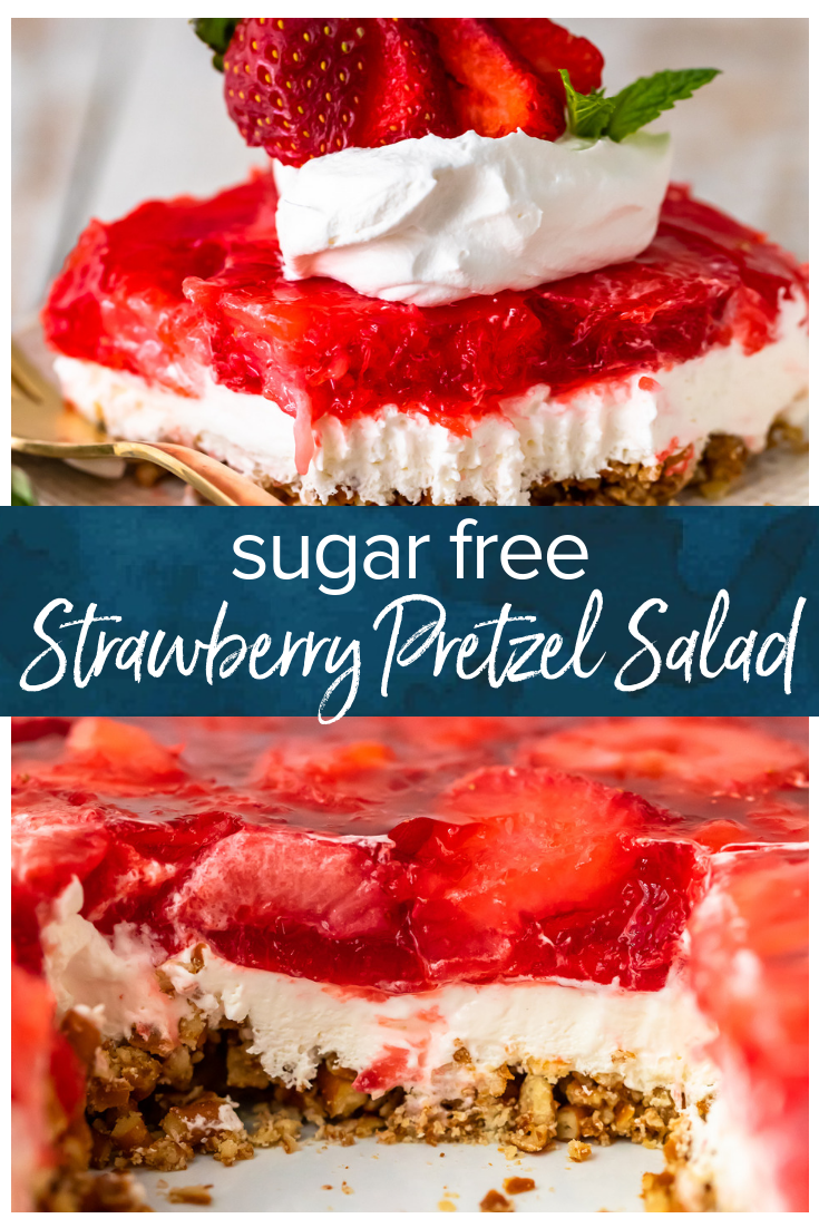 Sugar Free Strawberry Pretzel Salad -   12 desserts Strawberry stevia
 ideas
