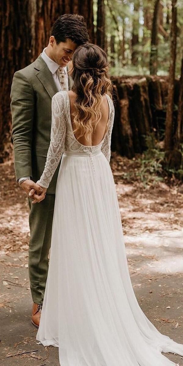 27 Bohemian Wedding Dress Ideas You Are Looking For -   12 dress Wedding bohemian
 ideas