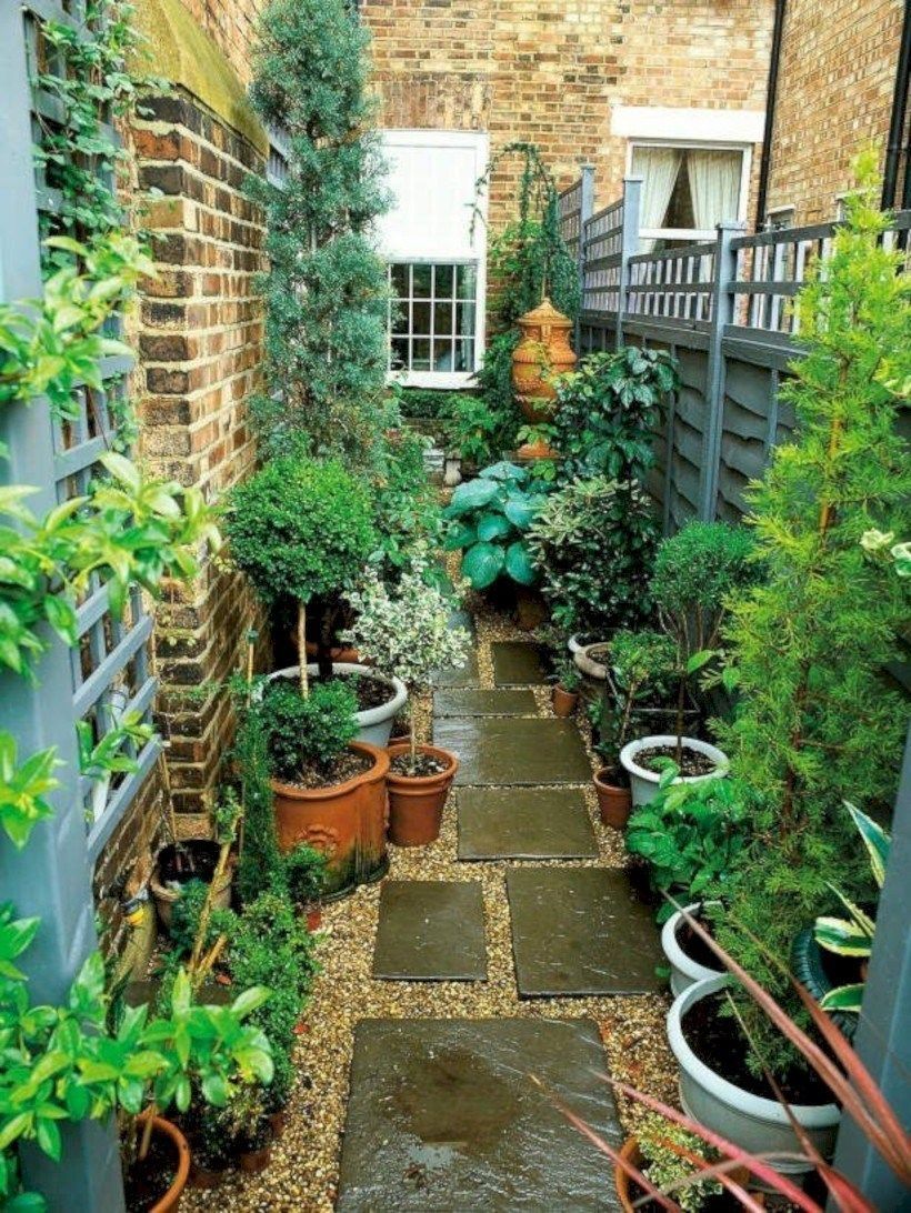 39 Small Garden Design for Small Backyard Ideas -   12 garden design Narrow fence
 ideas