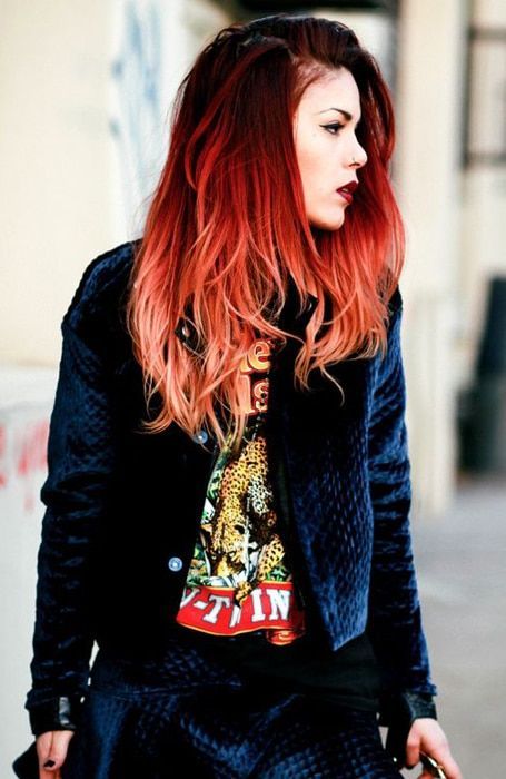 The Most Gorgeous Red Ombre Hair Ideas for Fiery Ladies -   12 hair Red cut
 ideas