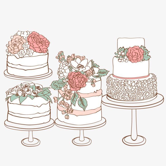 Vector Wedding Cake, Rose, Food, Layer Cake PNG Clipart Image and PSD File for Free Download -   12 layer cake Drawing
 ideas