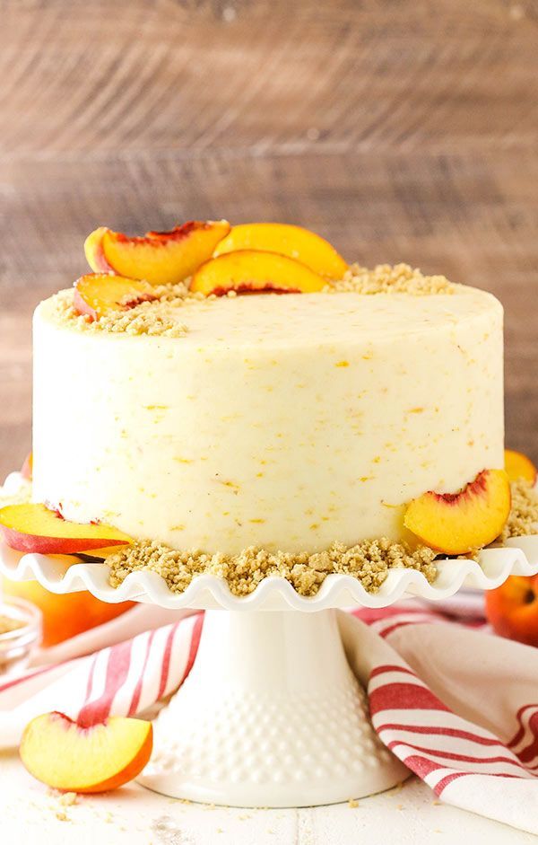 Brown Sugar Layer Cake with Peach Filling -   12 layer cake Drawing
 ideas