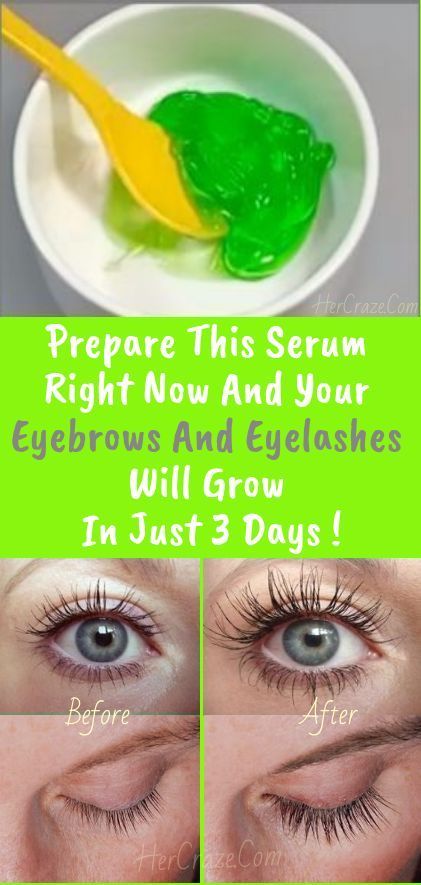 Prepare This Serum Right Now And Your Eyebrows And Eyelashes Will Grow In 3 Days -   12 makeup Eyebrows how to grow
 ideas