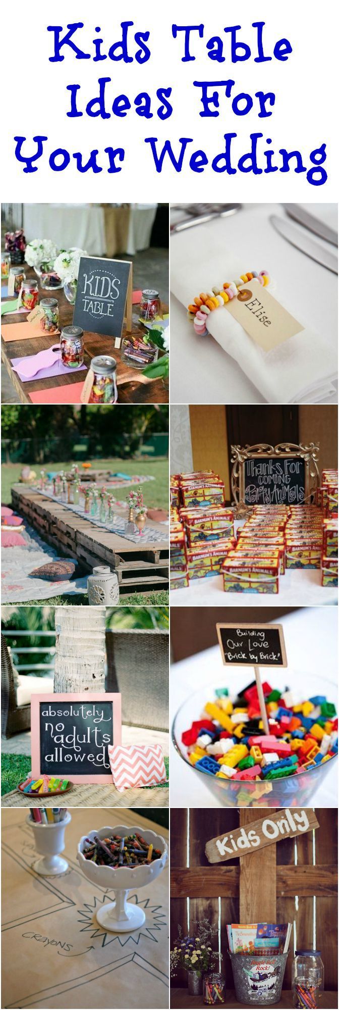 The Best Kids Table Ideas For Your Wedding -   12 rustic wedding Quotes
 ideas