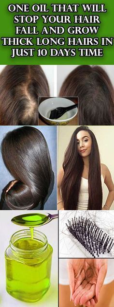 Get Thick Long Hairs in Just 10 Days With One Oil That Stop Hair Fall and Grow Back -   13 anti hair Fall
 ideas