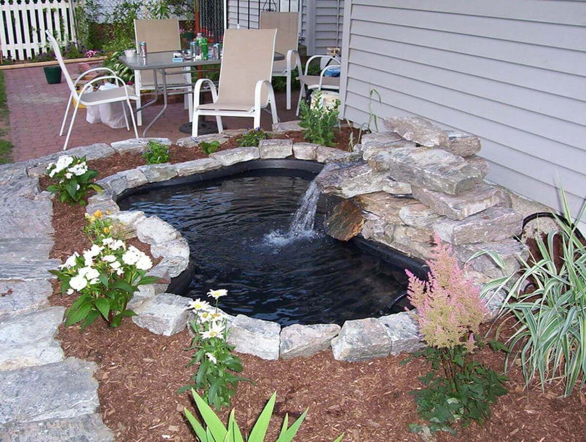 100+ Cool DIY Backyard Pond Design Ideas For Your Garden -   13 backyard garden pond
 ideas