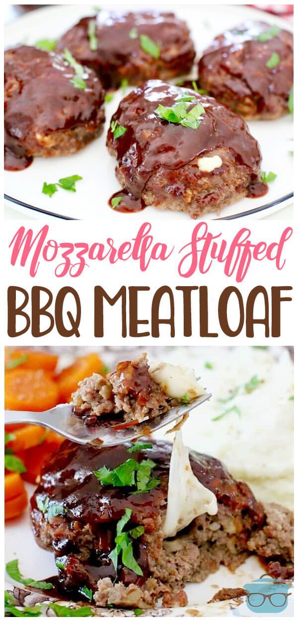 Mozzarella Stuffed BBQ Meatloaf -   13 bbq meatloaf recipes
 ideas