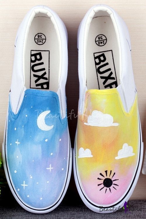 43 Painted Shoes You Should Own -   13 DIY Clothes Shoes outfit
 ideas