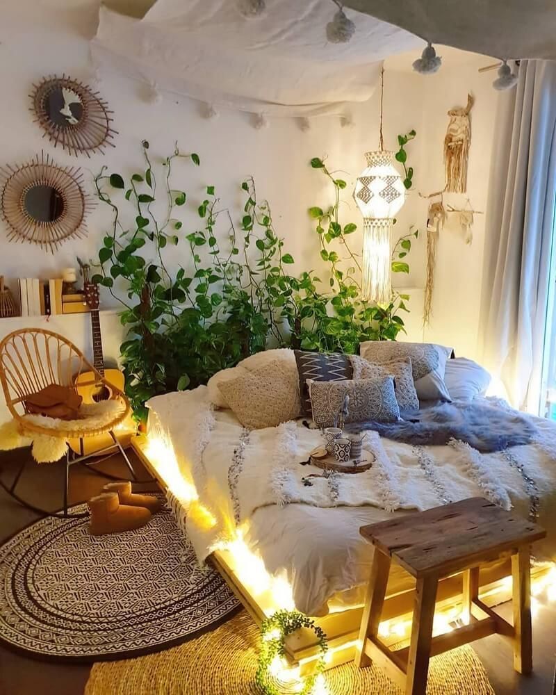 Boho Style Ideas for Bedroom Decors -   14 room decor White boho
 ideas