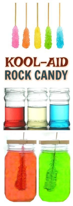 Kool-aid Rock Candy -   15 desserts Easy for kids
 ideas