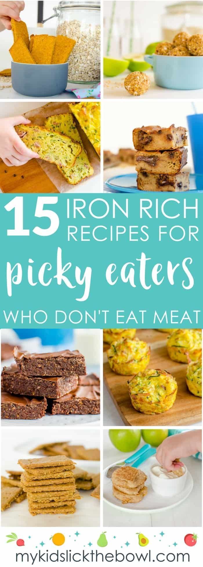 Iron Rich Recipes For Kids -   15 diet Food for picky eaters
 ideas