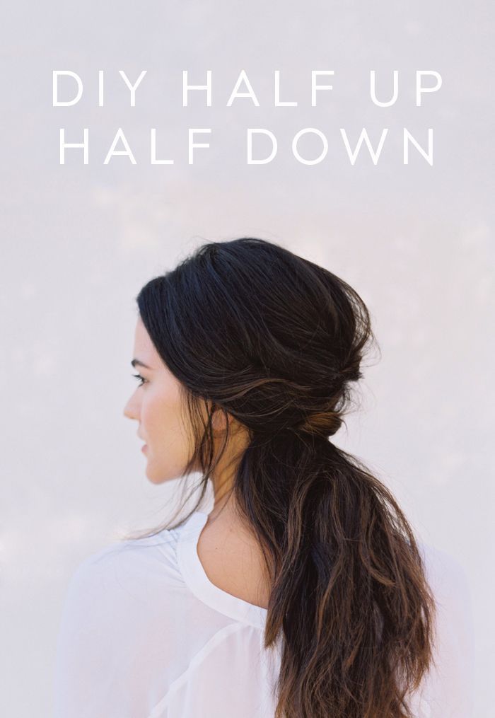 DIY Half Up Half Down Wedding Hair -   15 hair Tutorial half up
 ideas
