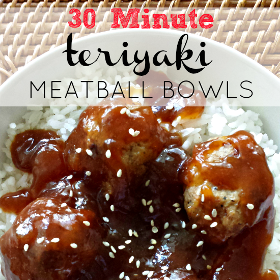 Easy Weeknight Teriyaki Meatball Bowls -   15 premade meatball recipes
 ideas
