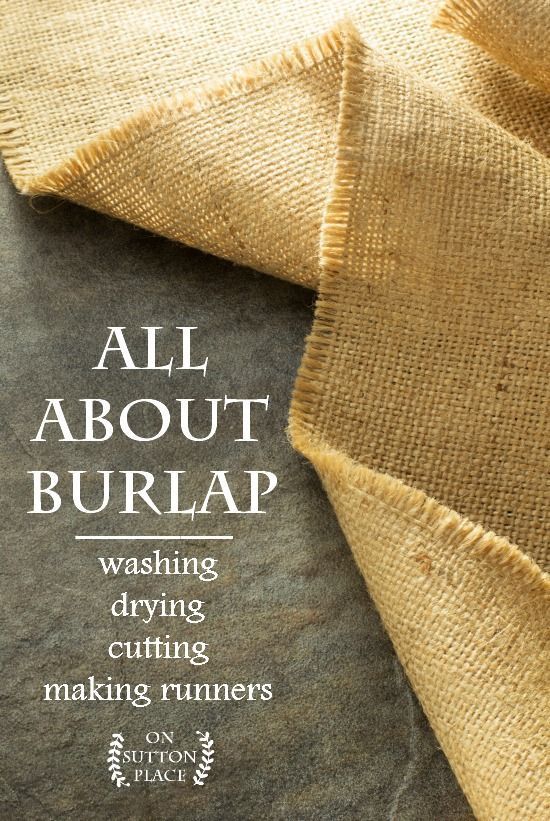 16 burlap crafts baby
 ideas