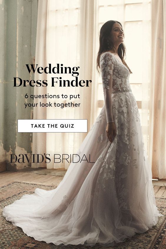 At David's Bridal, we’re here to help you discover the perfect gown for you. Take the Wedding Dress Finder quiz at davidsbridal.com, and in just six easy questions, we'll serve up looks you'll love, from mermaids to ball gowns, from sleeves to strapless. Browse your results, save and share your faves, then shop online or make an appointment for an in-person styling session. -   16 dress Dance middle school
 ideas