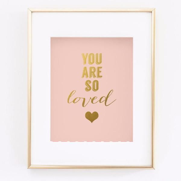 You are so loved print - Blush Pink -   16 fitness room pink
 ideas