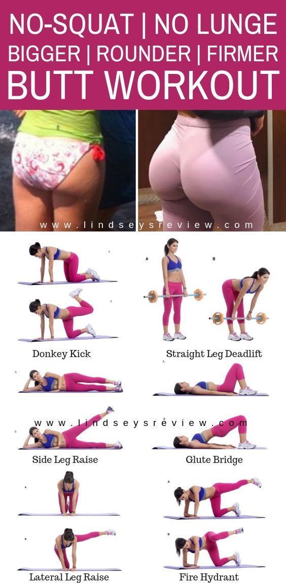 8 Best No-Squat, No-Lunge Exercises To Get A Bigger, Firmer, Rounder and Sexier Butt -   16 fitness tips muscle
 ideas