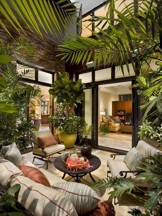 54 Best Tropical Patio Design Ideas to Copy Right Now -   16 garden design Tropical living rooms
 ideas