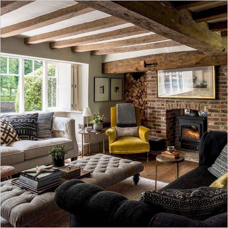 30+ Luxury and Cozy Farmhouse Living Room Decor Ideas -   16 garden design Tropical living rooms
 ideas